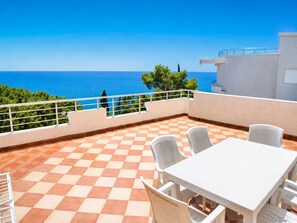 Deluxe-penthouselejlighed - terrasse - havudsigt | Terrasse/gårdhave