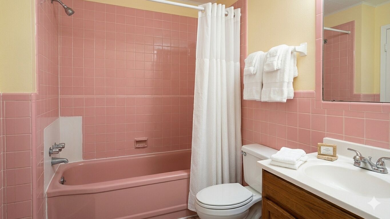 Chambre Standard, 2 grands lits, non-fumeur | Salle de bain | Serviettes fournies