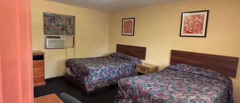 Standard Room, 2 Queen Beds, Non Smoking | Free WiFi, bed sheets