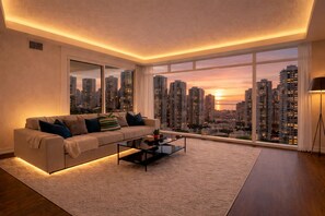 Living area - Bright 2BR Getaway | Lake View | Free Parking (Toronto)