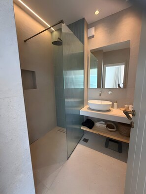 Family Villa, Pool View | Bathroom - Aelia Paxos Villa by All About Paxos (Paxos)