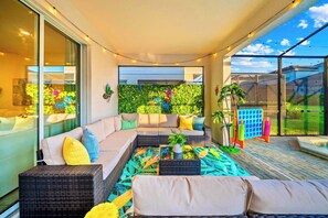 Terrace/patio - New Resort Home, Pool and Spa, Game Room (Davenport)
