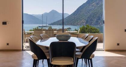 Seafront Villa with Private Beach, Pool and SPA