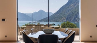 Seafront Villa with Private Beach, Pool and SPA