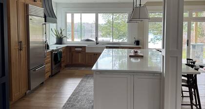 Lakefront Estate with Private Beach & Boat Launch
