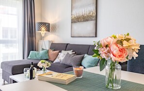 TV - Cozy apartment in Kappeln with sauna (Kappeln)