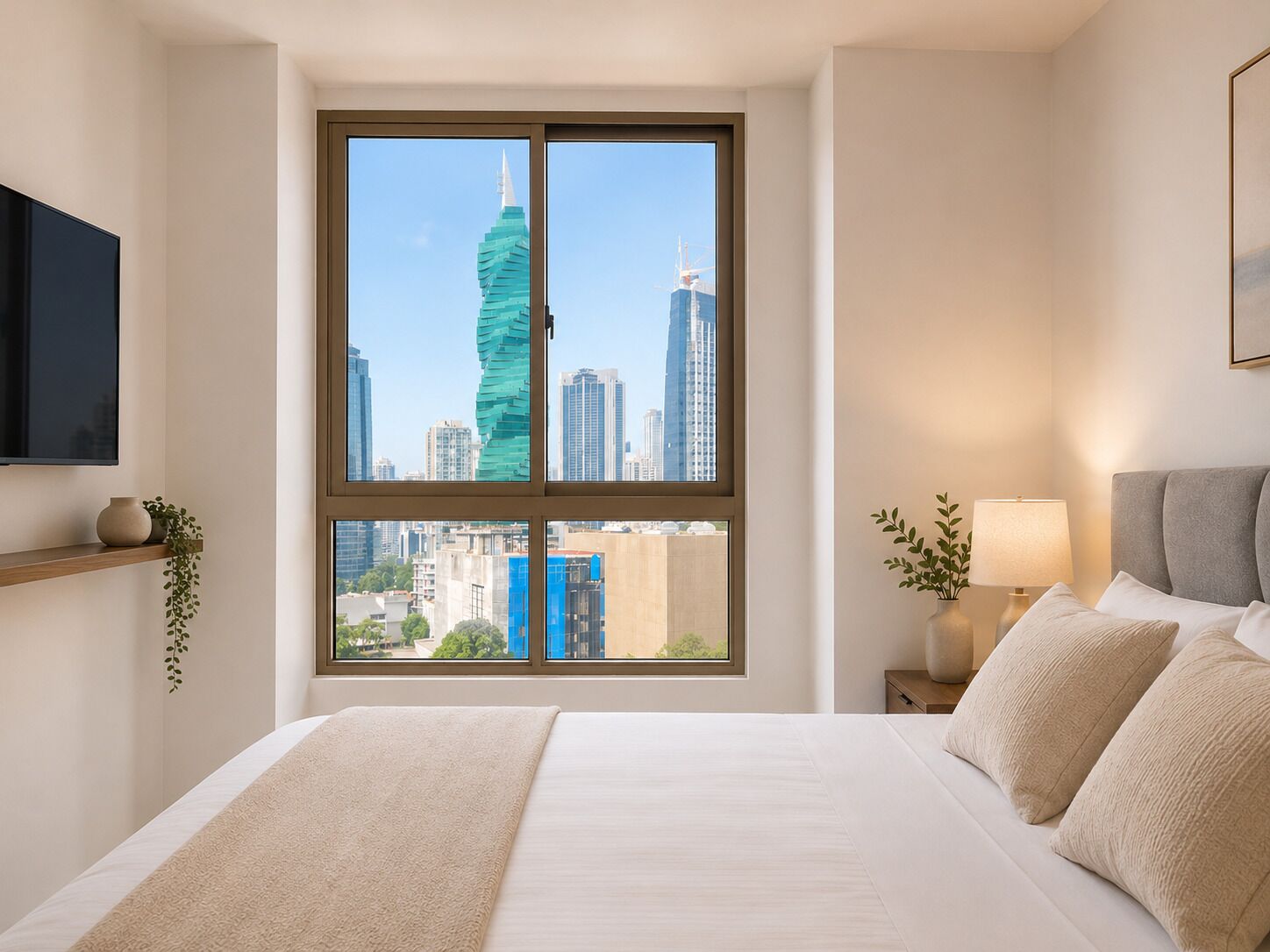 Deluxe Apartment, City View | View from room