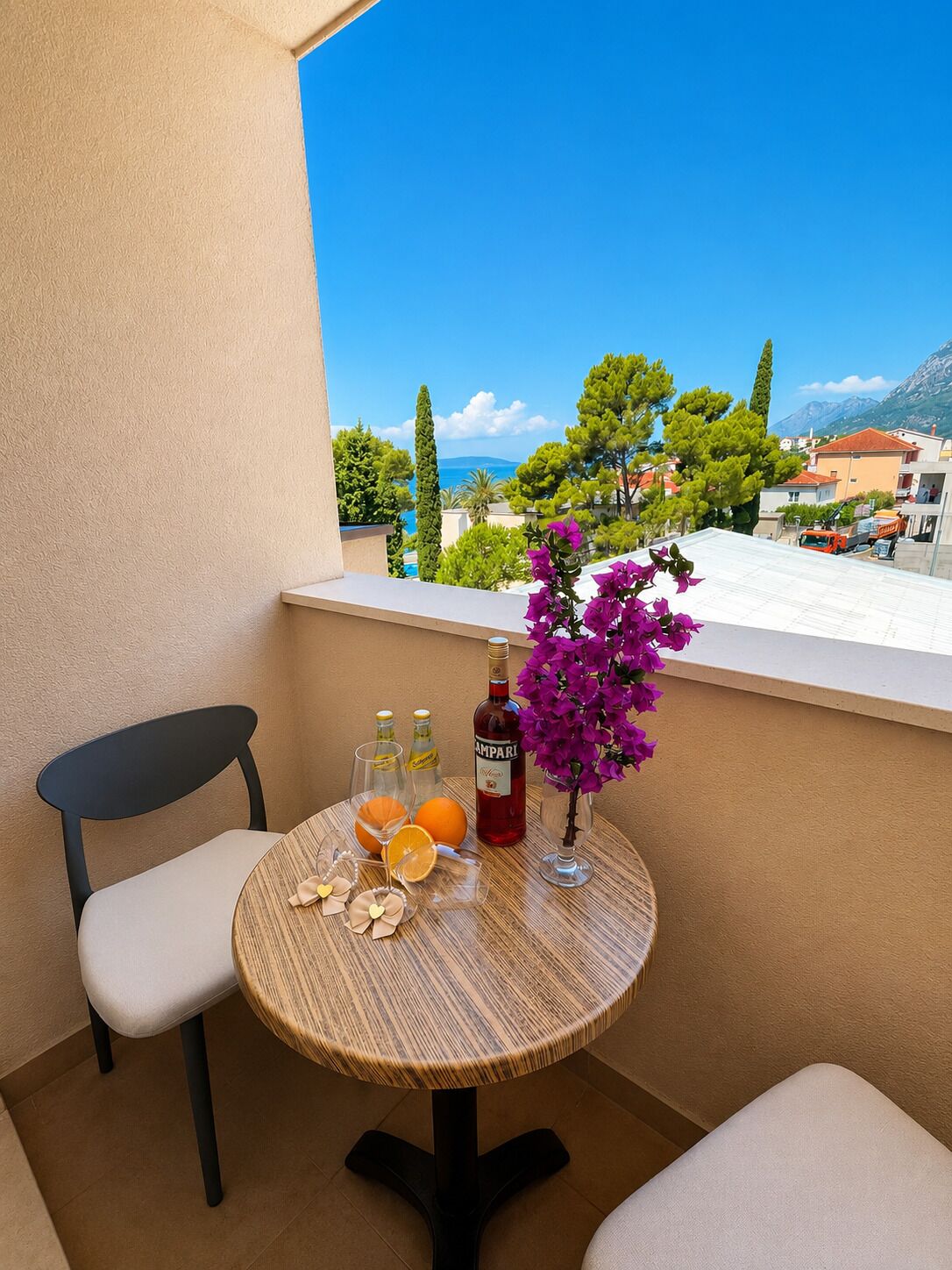 Vue depuis le balcon