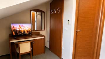 Basic Double or Twin Room, Balcony, Partial Sea View | Desk, laptop workspace, soundproofing, free WiFi