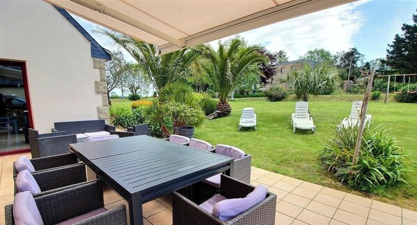 Outdoor dining - Les Palmiers - PENVENAN (PENVENAN)