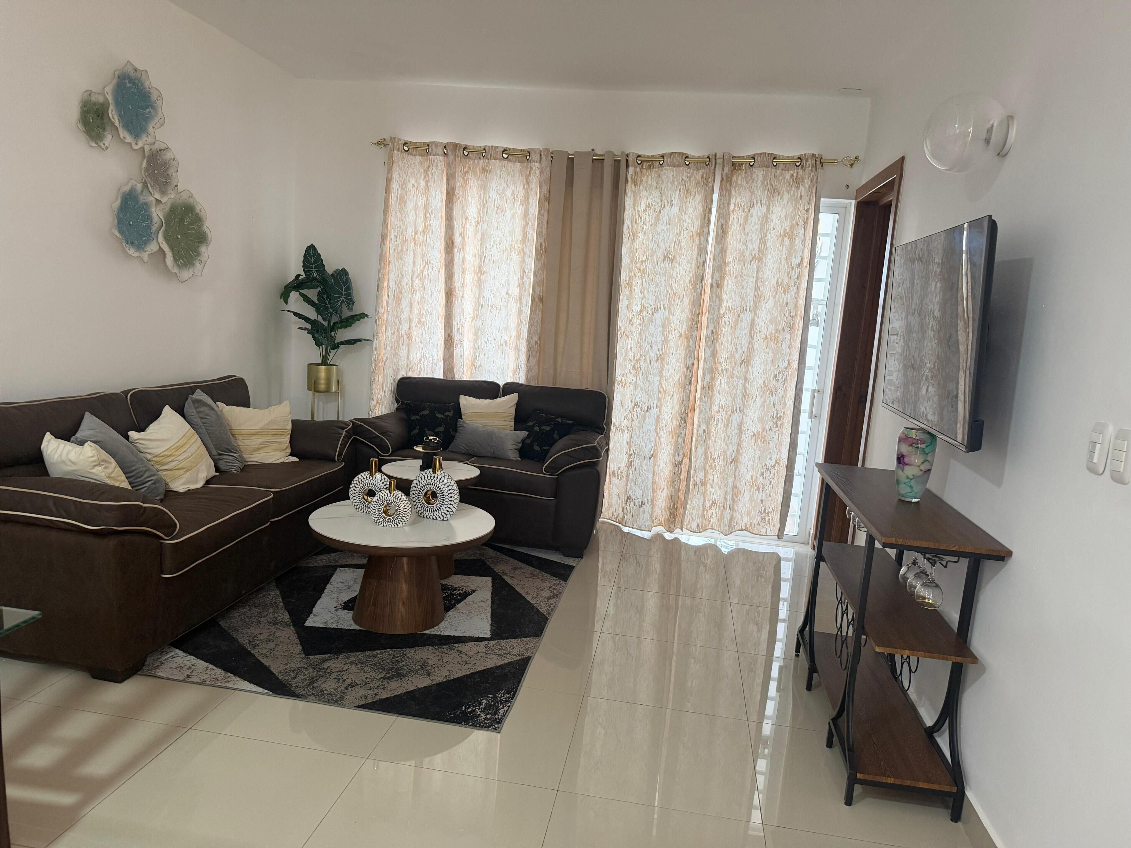 3br Ground Floor Villa With Spectacular Ocean View Rooftop Patio In La Romana - La Romana