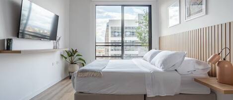 1 chambre, fer et planche Ă repasser, Wi-Fi, literie fournie