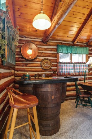 Interior - Secluded mountain cabin on 42 wooded acres
pond/game room/Pa. Canyon/rail trail (Wellsboro)