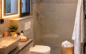 Shower, hair dryer - Awesome home in Mollans-sur-Ouvèze with sauna (Mollans-sur-Ouvèze)