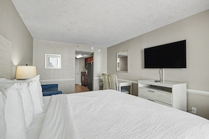Iron/ironing board, Internet, bed sheets - Oceanfront King Studio w/ Sleeper Sofa + Pools (Myrtle Beach)