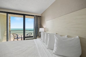 Iron/ironing board, Internet, bed sheets - Oceanfront King Studio w/ Sleeper Sofa + Pools (Myrtle Beach)