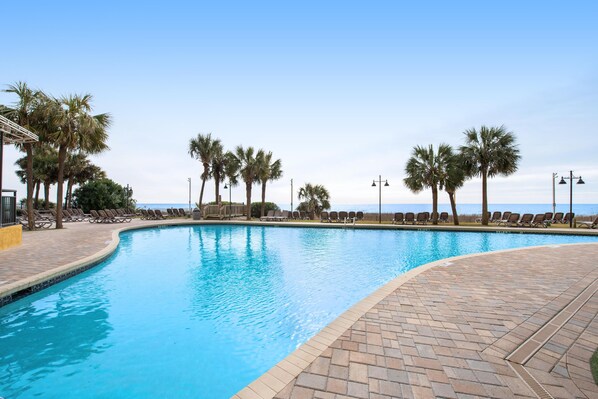 Indoor pool, a heated pool
