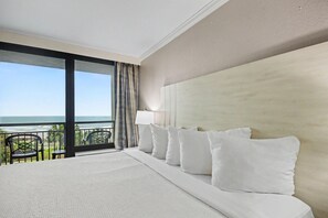 Iron/ironing board, Internet, bed sheets - Oceanfront King Studio w/ Sleeper Sofa + Pools (Myrtle Beach)