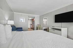 Iron/ironing board, Internet, bed sheets - Oceanfront King Studio w/ Sleeper Sofa + Pools (Myrtle Beach)