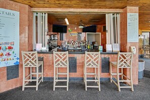 Bar (on property) - Oceanfront Studio w/ Two Queens + Beach & Pools (Myrtle Beach)