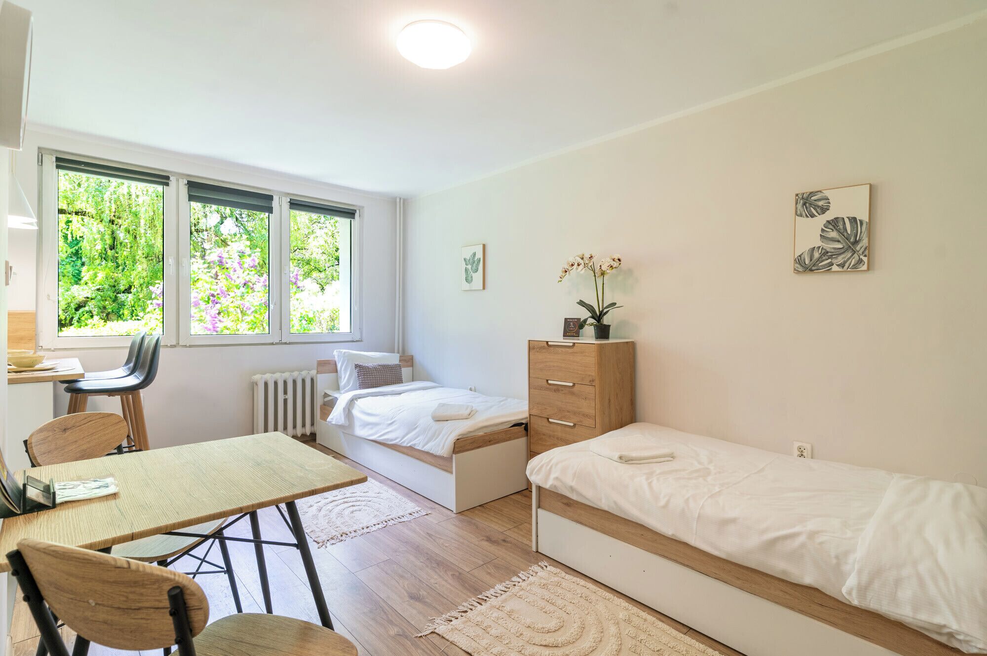 Iron/ironing board, WiFi, bed sheets