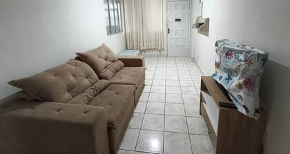 Beachfront apartment with an excellent location in Boqueirão.