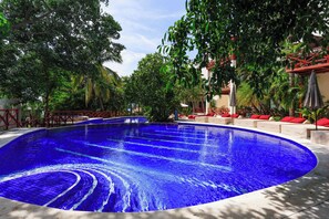 Una piscina climatizada