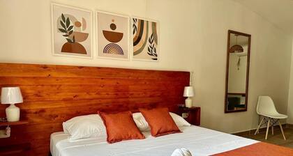 Private room 102 / private bathroom / buffet breakfast / central and secure