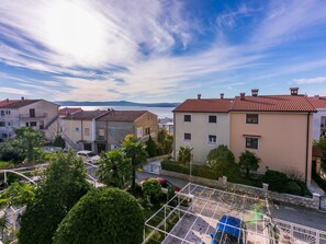 Blick von der Unterkunft