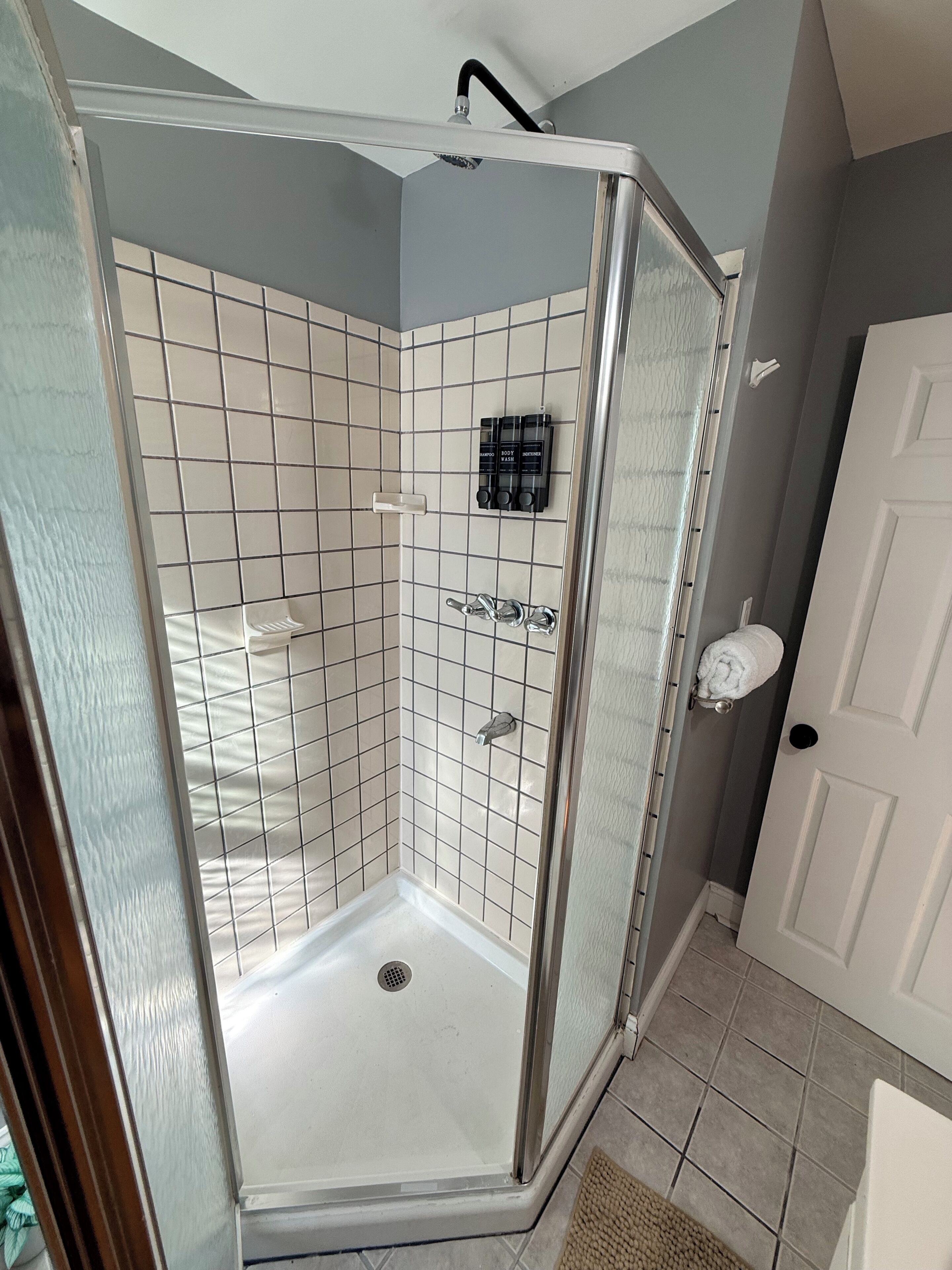Towels, soap, toilet paper