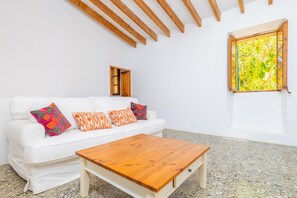 Televisión y chimenea 