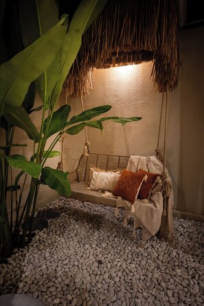 Design Loft, Patio, Garden View | Property grounds - Casa pumara loft (Denpasar)