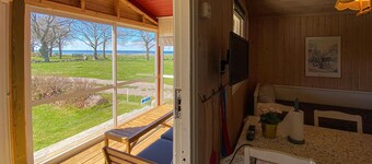 Nice home in Färjestaden with house sea view