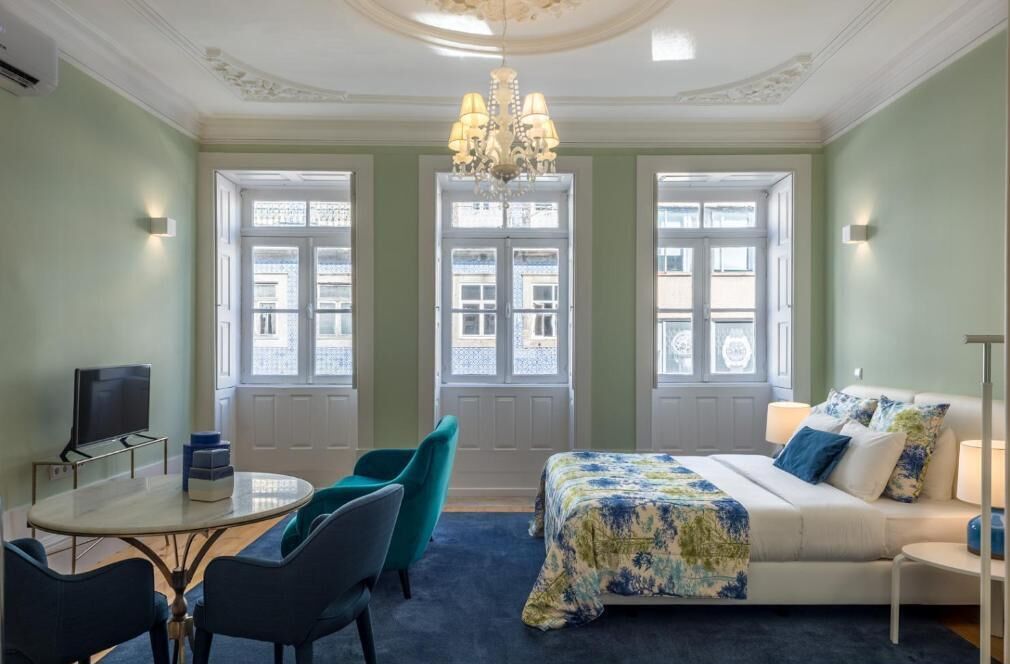 Premium bedding, down comforters, memory foam beds, free minibar