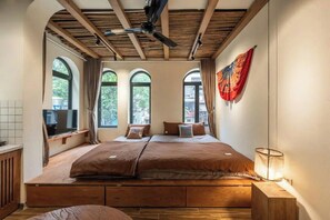 Basic Studio, Balcony, City View | Desk, laptop workspace, blackout curtains, soundproofing - RIVA Old Latern Hotel (Ha Noi)