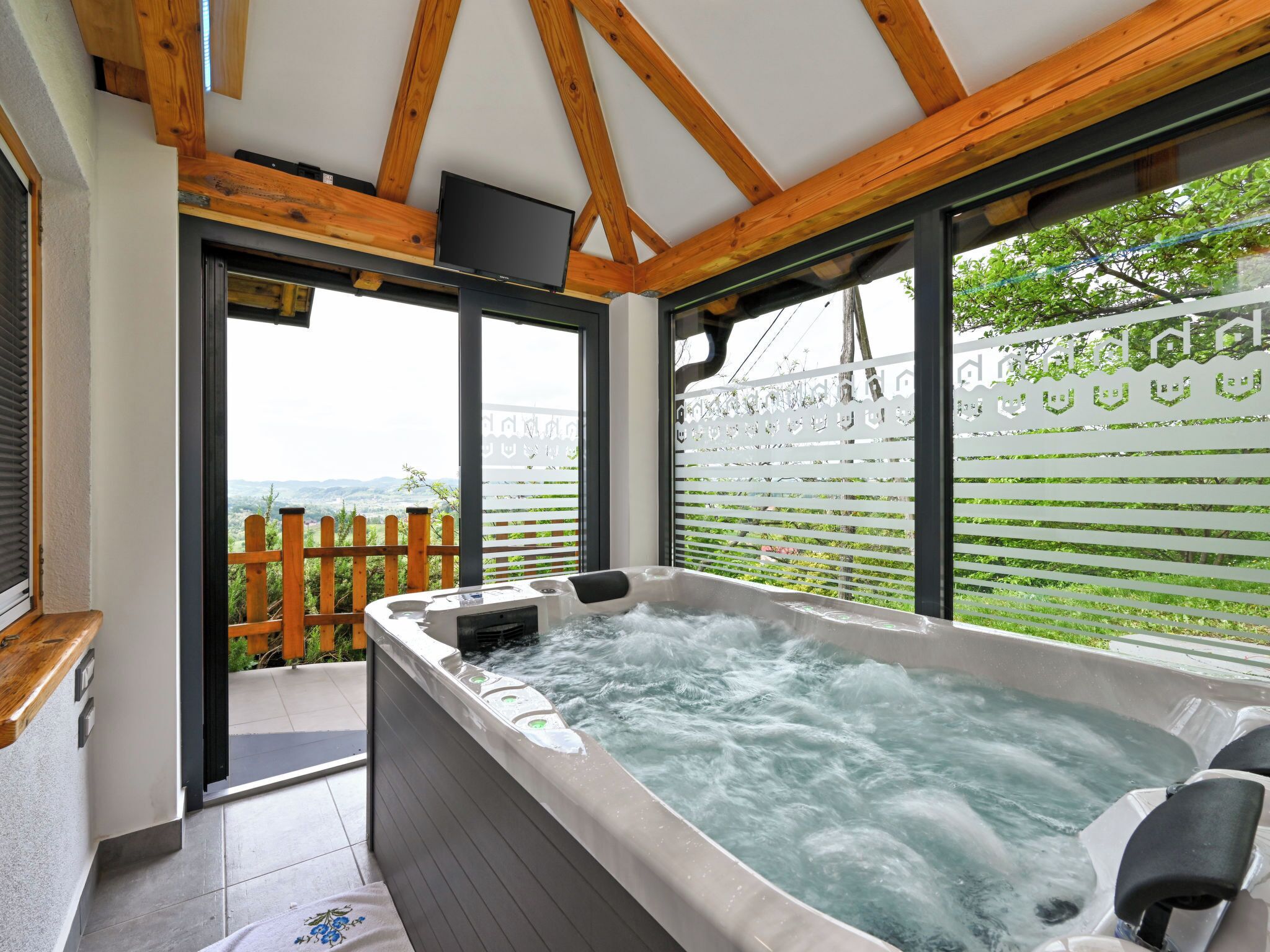 Bain à remous intérieur