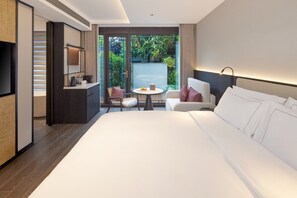 Yhden hengen deluxe-huone | Pimennysverhot, ilmainen Wi-Fi