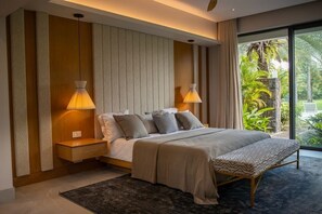 WiFi, bed sheets - Designer Villa – Anahita Golf Resort Luxury Residence (Beau Champ)