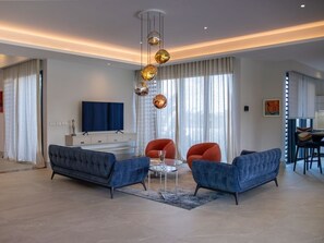 Living area - Designer Villa – Anahita Golf Resort Luxury Residence (Beau Champ)