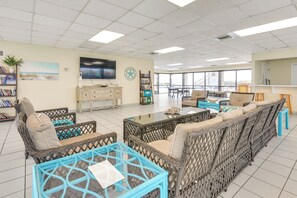 Lobby - Walk to Ocean! Family PCB Condo w/ Balcony & Views (Panama City Beach)