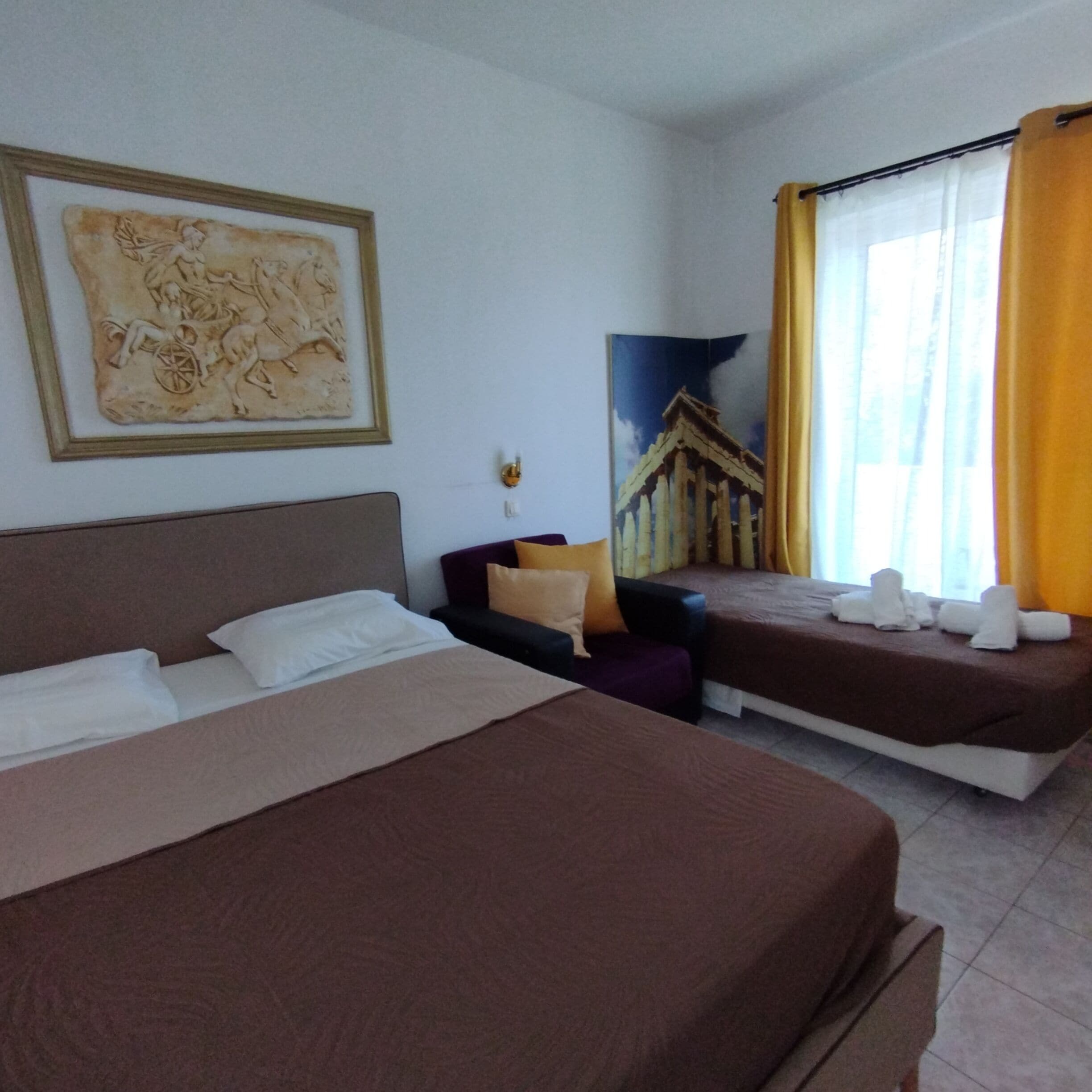 Suite, 1 Queen Bed with Sofa bed, Balcony | In-room safe, iron/ironing board, WiFi (free), bed sheets
