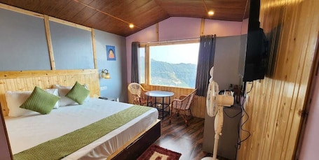 Deluxe Double Room, City View | View from room. Himaaksh Uttarakhand