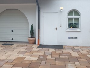 Exterior detail - Maisonette-Wohnung mit überdachter Lounge-Terrasse by Interhome (Nüdlingen)