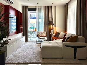 Living Room - Qoople Eхсellence B-55 neue Wohnung am Meer by Interhome (Alanya)