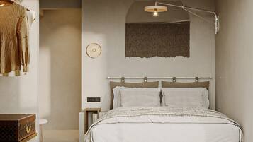 Chambre Double Standard, balcon, vue mer | Rideaux occultants, chambres insonorisées, fer et planche à repasser