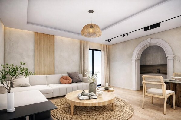 Standard Villa, Pool View | Living area