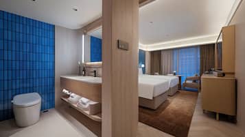 Chambre Affaires Double ou avec lits jumeaux, vue ville | Salle de bain