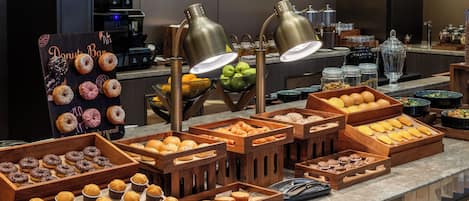 Daily buffet breakfast for a fee