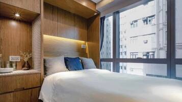 In-room safe, blackout curtains, iron/ironing board, free WiFi