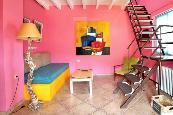 Lower floor with sofa bed